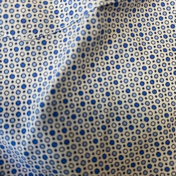 Casa Moda Premium Edition Light Blue Patterned Shirt | Size 44 (XL Fit) - Picture 3 of 10